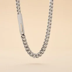 Collier Jourdan Olympe Acier Blanc