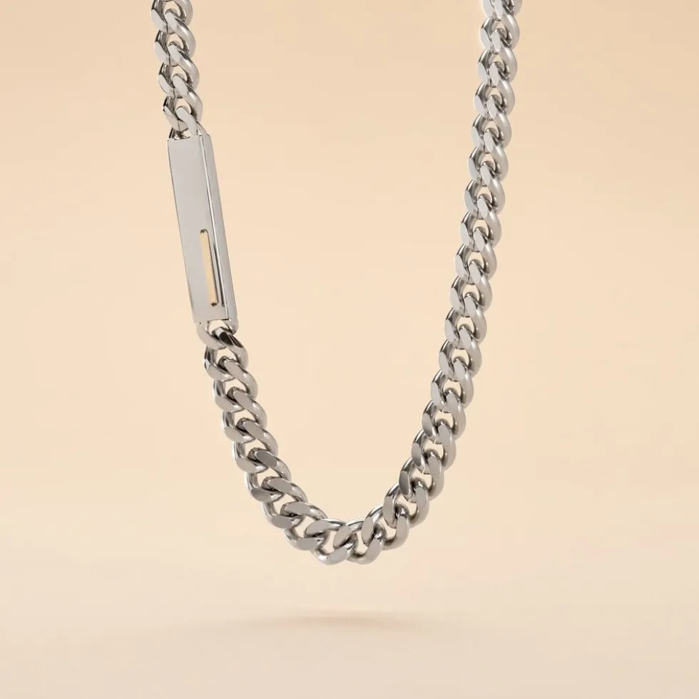 Collier Jourdan Olympe Acier Blanc