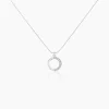 Collier Kéa Argent Blanc Oxyde De Zirconium