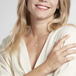Collier Kate Or Blanc Diamant Synthétique