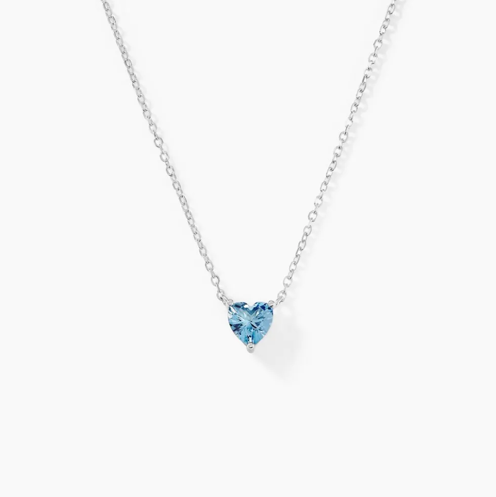 Collier Kelvyn Argent Blanc Oxyde De Zirconium