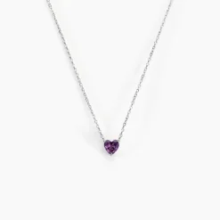 Collier Kelvyn Argent Blanc Oxyde De Zirconium