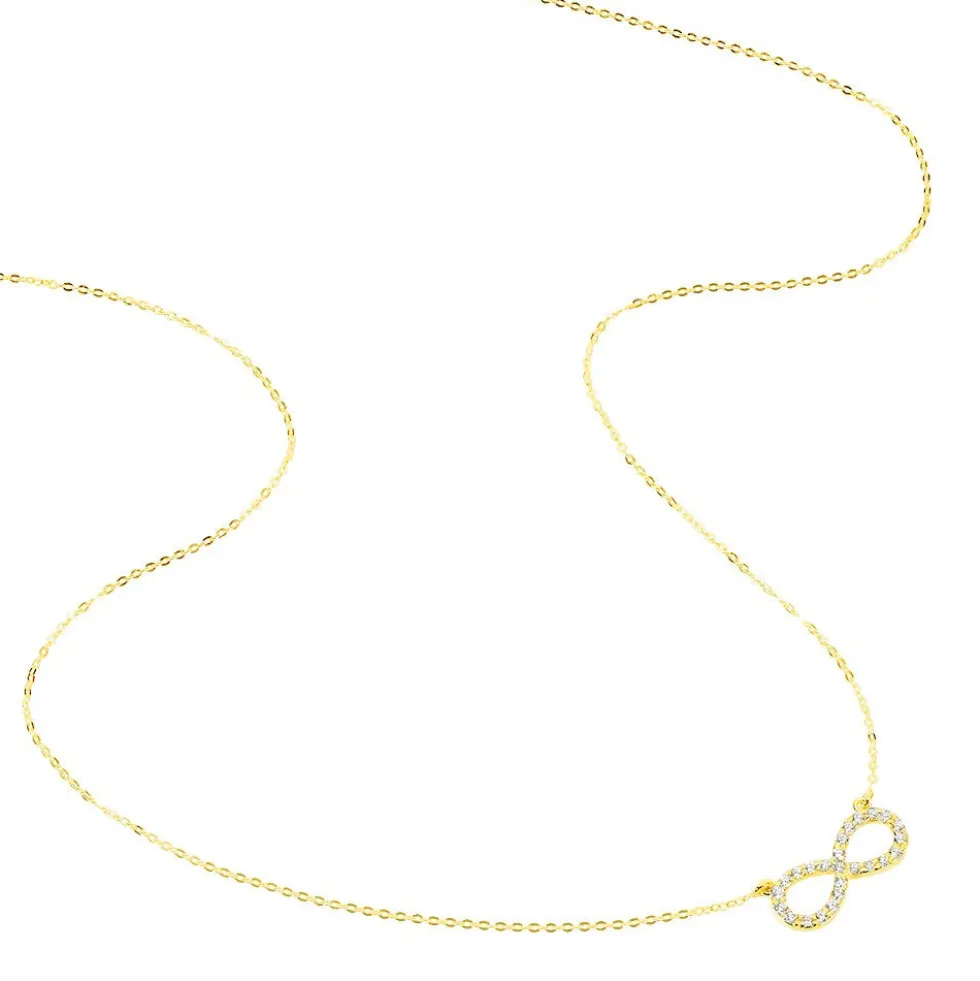 Collier Klothilda Or Jaune Oxyde De Zirconium