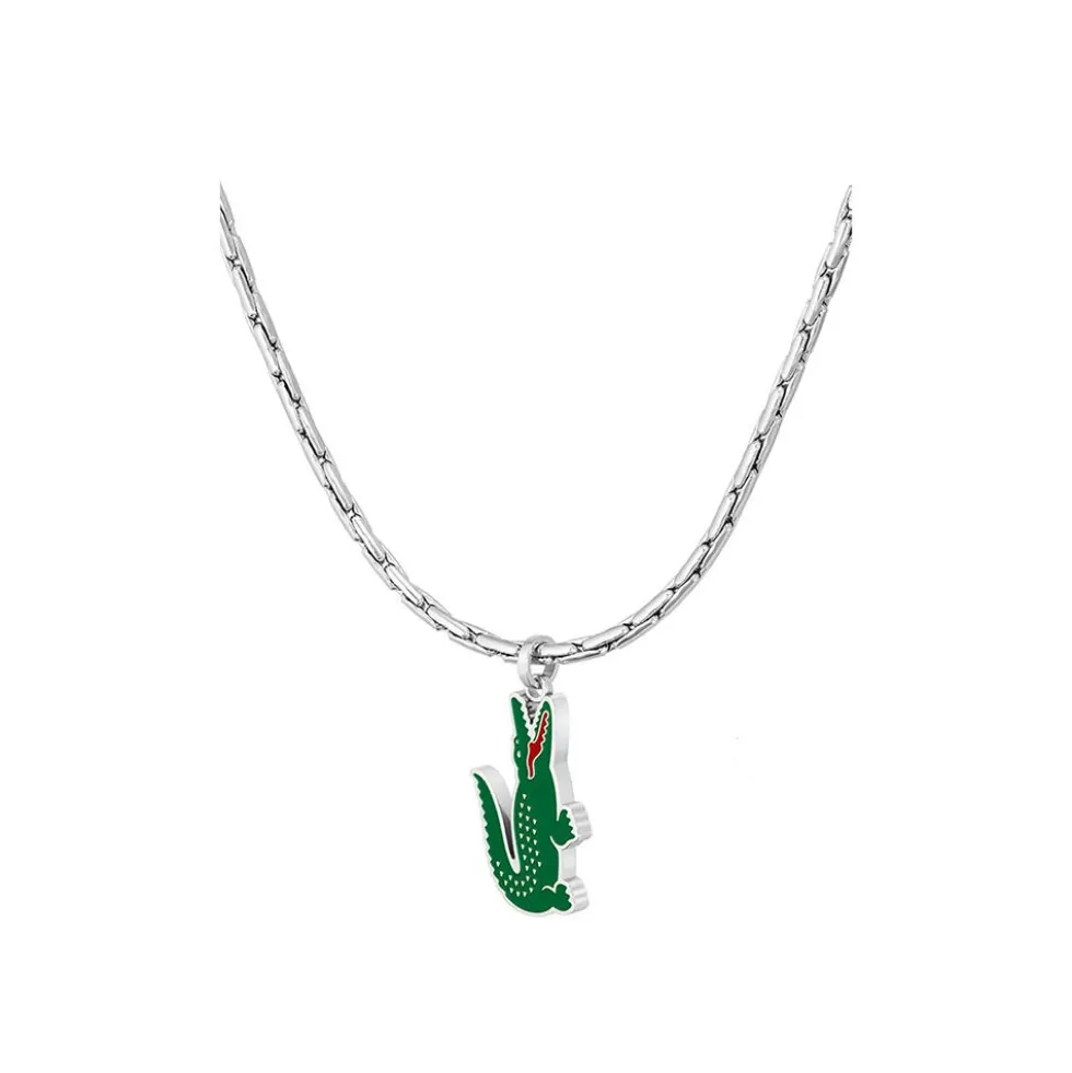 Collier Lacoste Arthor Acier Blanc