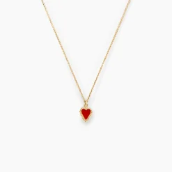 Collier L'amour Coloré Or Jaune