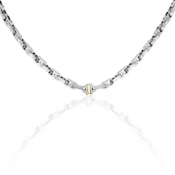 Collier Laura-lyneae Or Acier Bicolore