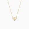 Collier Lawrie Or Jaune Nacre