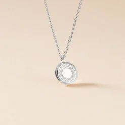 Collier Lilibeth Argent Blanc