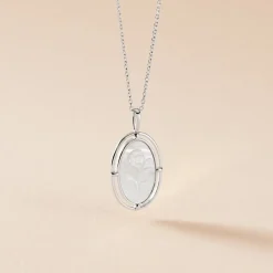 Collier Lilibeth Argent Blanc Nacre
