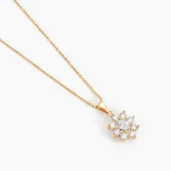 Collier Lisea Plaqué Or Oxydes De Zirconium