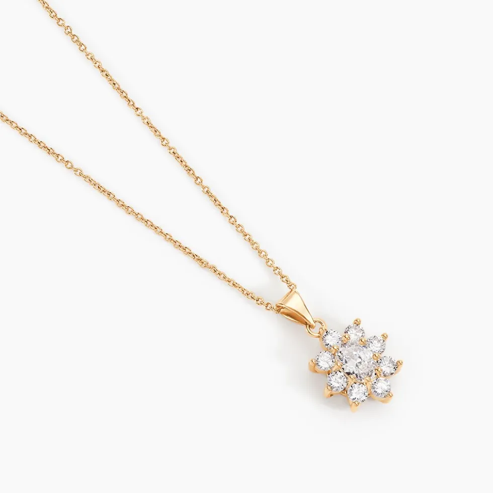 Collier Lisea Plaqué Or Oxydes De Zirconium