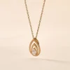 Collier Loetitia Plaqué Or Jaune Oxyde De Zirconium