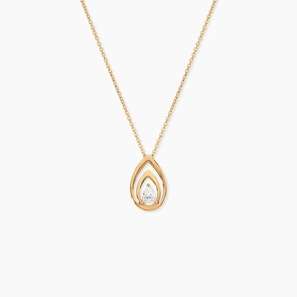Collier Loetitia Plaqué Or Jaune Oxyde De Zirconium