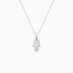 Collier Loiza Argent Blanc