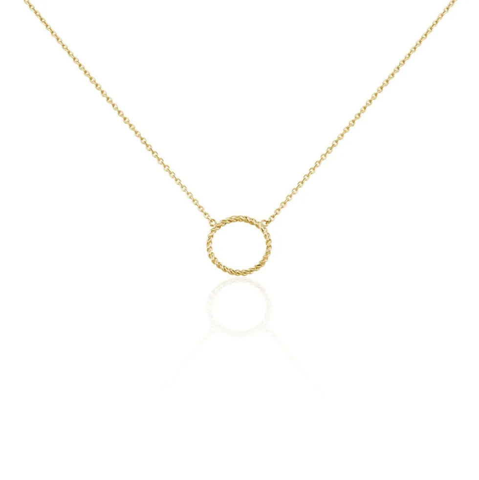 Collier Louva Plaqué Or Jaune