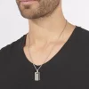 Collier Lovaina Acier Blanc