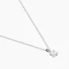 Collier Lyanna Argent Blanc Oxyde De Zirconium