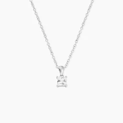Collier Lyanna Argent Blanc Oxyde De Zirconium