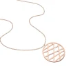 Collier Maelis Acier Rose