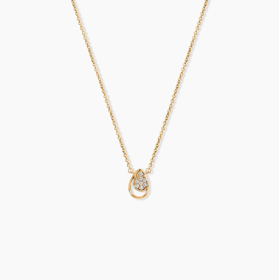 Collier Mahalya Plaqué Or Jaune Oxyde De Zirconium