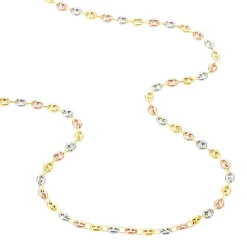 Collier Maille Dami Maille Grain De Cafe Or Tricolore