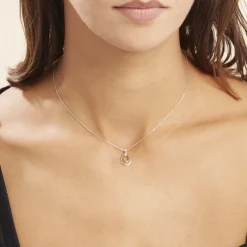 Collier Mariabella Or Bicolore Diamant Blanc