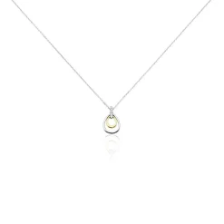 Collier Mariabella Or Bicolore Diamant Blanc