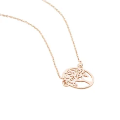 Collier Marijan Argent Rose