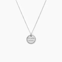 Collier Mayi Argent Blanc