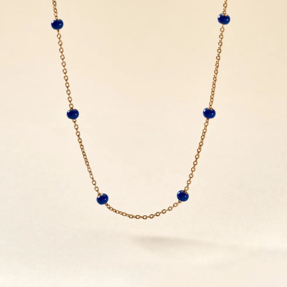 Collier Meike Plaque Or Jaune
