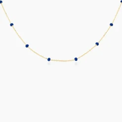 Collier Meike Plaque Or Jaune