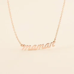 Collier Mendi Argent Rose