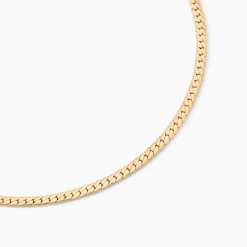 Collier Messaline Plaqué Or Jaune