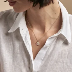 Collier Mia Plaqué Or Doré Oxyde De Zirconium