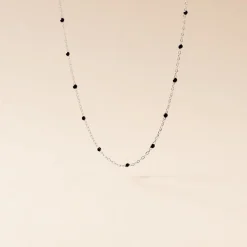 Collier Molly Argent Blanc