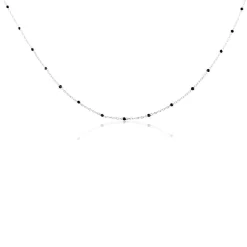 Collier Molly Argent Blanc