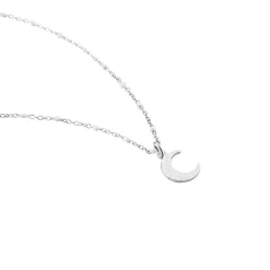 Collier Molly Argent Blanc