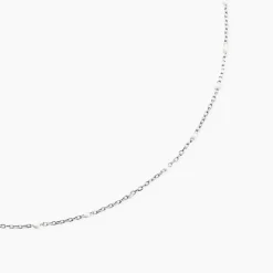 Collier Molly Argent Blanc