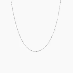 Collier Molly Argent Blanc
