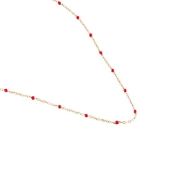 Collier Molly Argent Rose