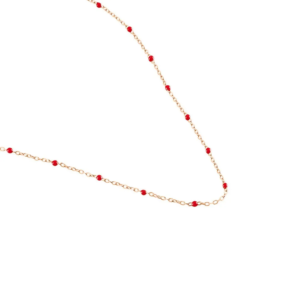 Collier Molly Argent Rose
