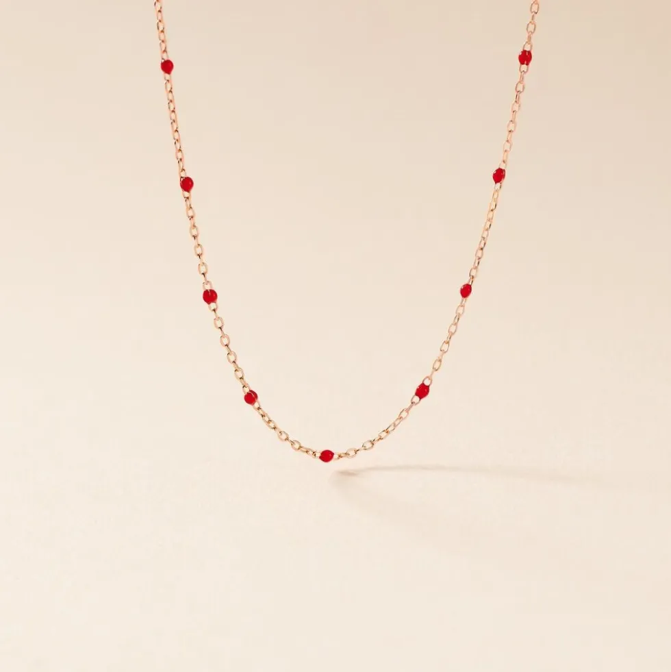 Collier Molly Argent Rose