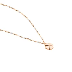 Collier Molly Argent Rose