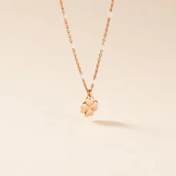 Collier Molly Argent Rose