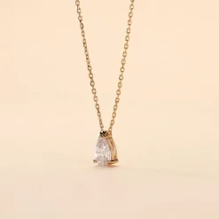 Collier Naellya Plaqué Or Jaune Oxyde De Zirconium