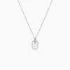 Collier Naly Argent Blanc Oxyde De Zirconium