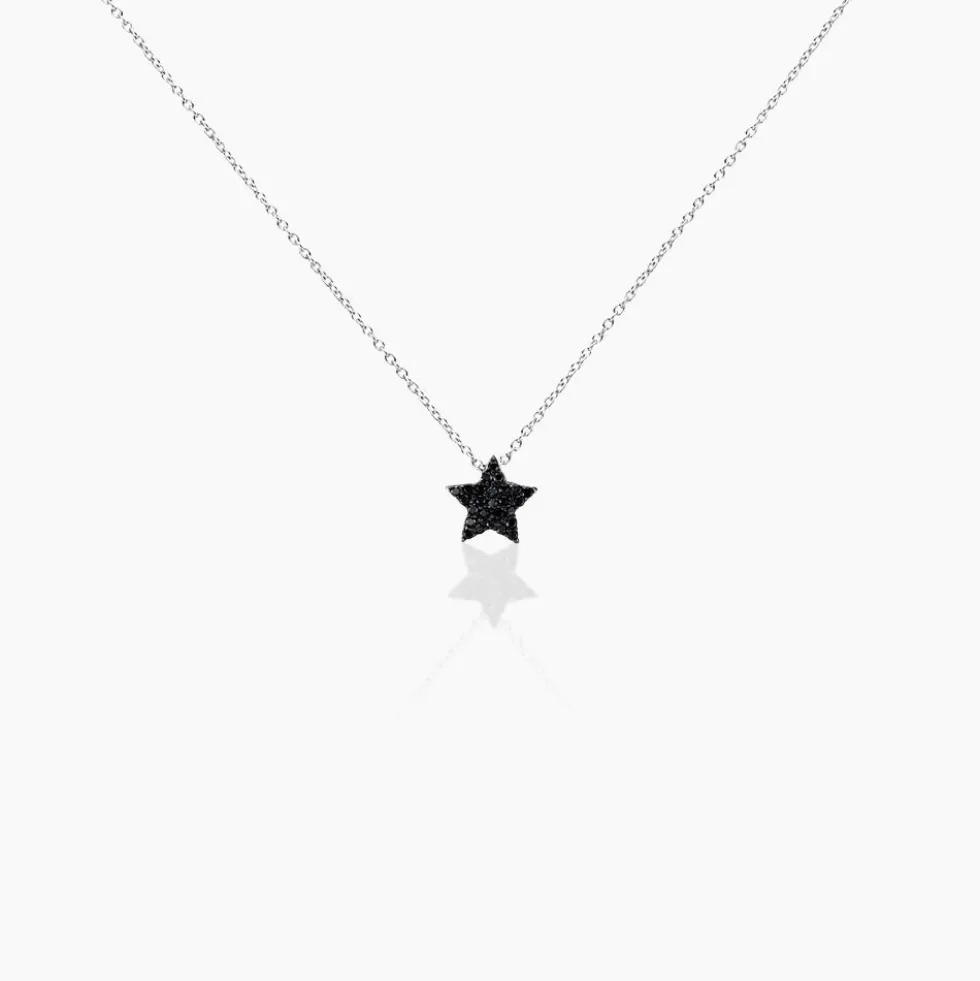 Collier Nasima Argent Blanc Spinelle