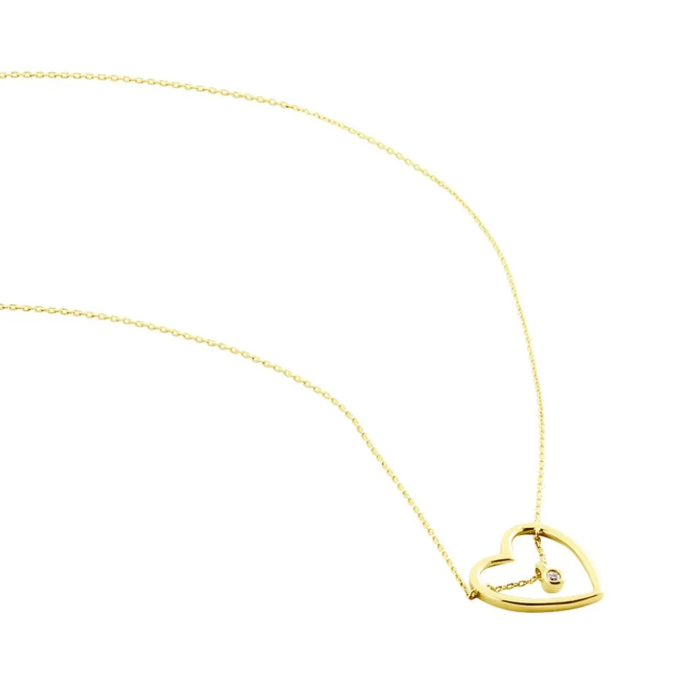 Collier Natalouane Or Jaune Diamant