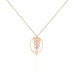 Collier Odelyne Argent Rose