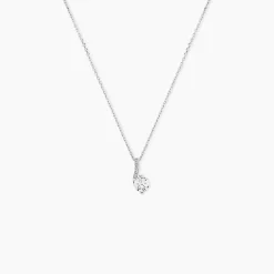 Collier Olly Or Blanc Oxyde De Zirconium